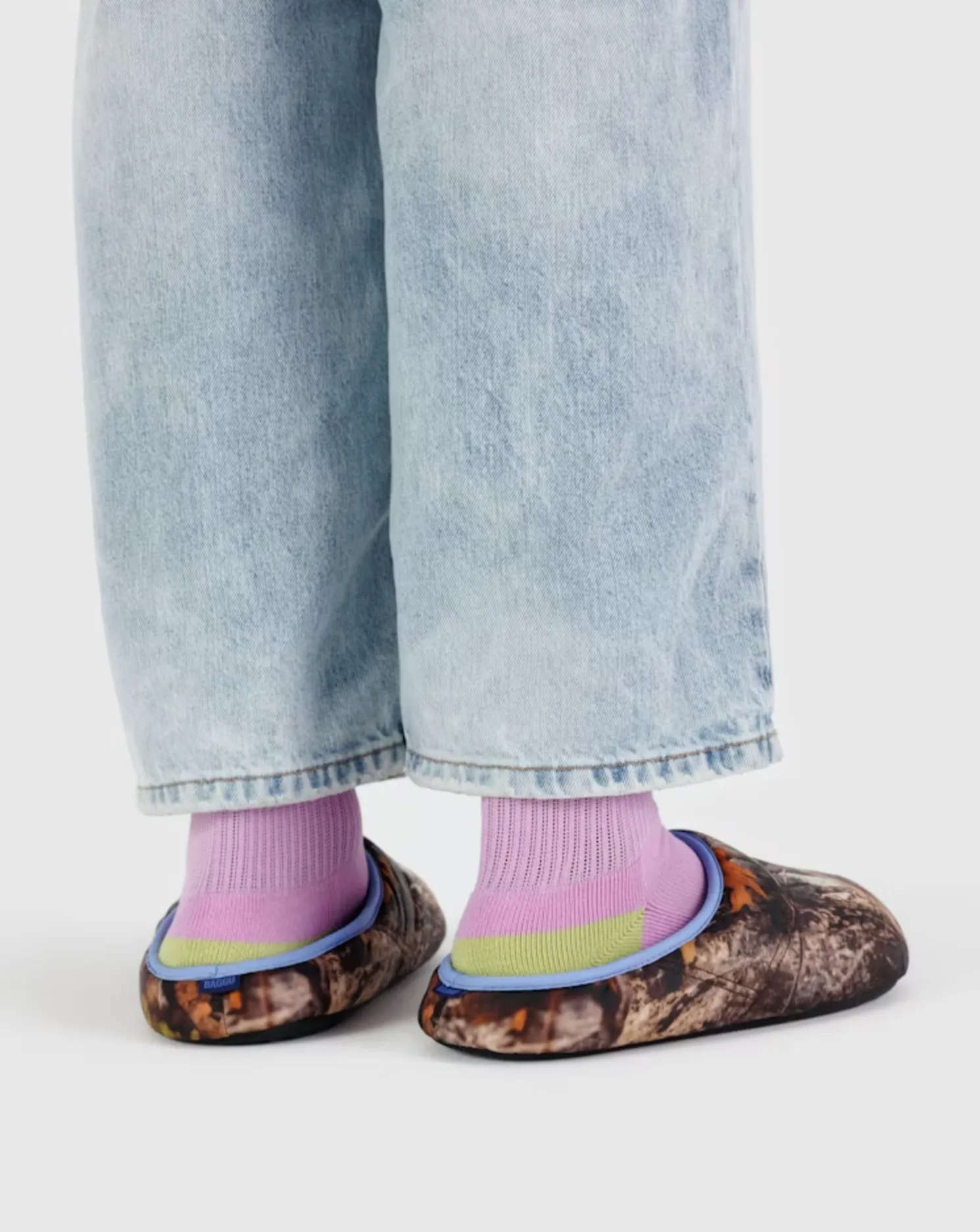 Photo Forest Puffy Slippers