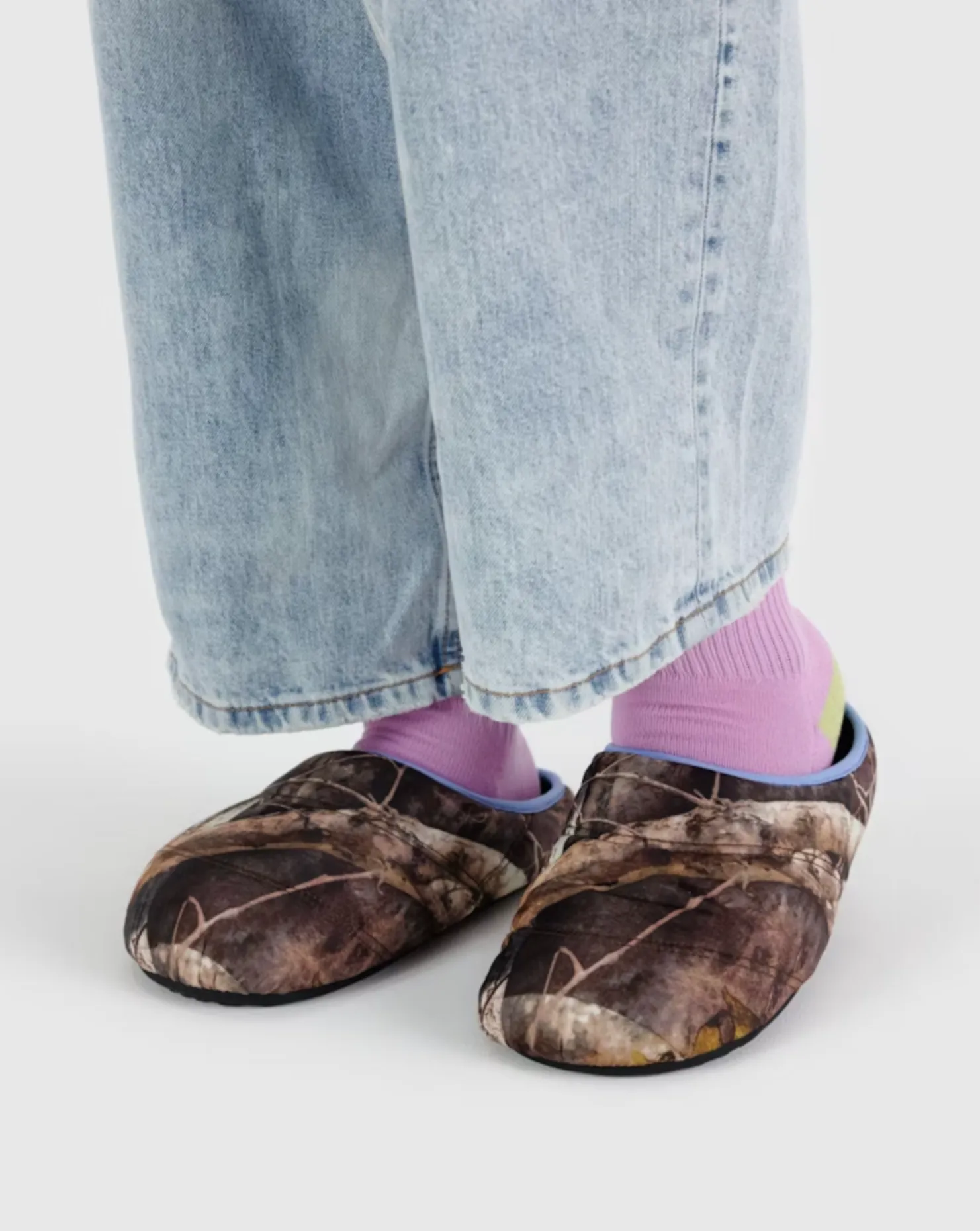 Photo Forest Puffy Slippers